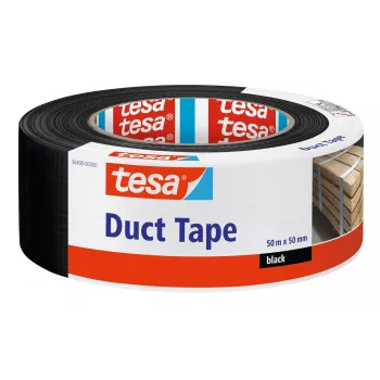 tesa 56498-00000-15 Cinta de tela negra 50 m x 50 mm