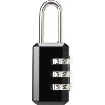 SYGONIX SY-5044452 Candado de combinación negro de 22 mm