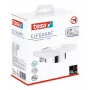tesa ELEGAANT 40628-00000-00 Jabonera cromo (brillante), blanco (satén)