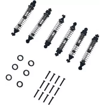 Reely RE-7582893 Set de amortiguadores (2 piezas, 90 mm, rellenos de aceite)