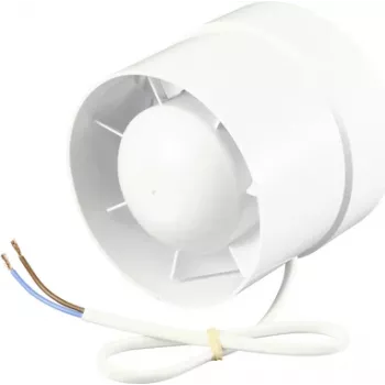 Sygonix SY-5233248 Ventilador tubular 230 V/AC 130 m³/h 100 mm blanco