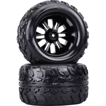 Reely Ruedas completas para monstertruck 1:10 negras 2 uds. (RE-6747333)