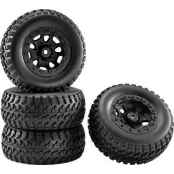 Reely RE-6622356 juego completo de ruedas para 1:10 Short Course Eraser (2 uds.)