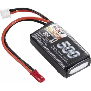 Reely batería LiPo 7,4 V 500 mAh 2S 25C Softcase con conector BEC RE-7851726
