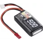 Reely batería LiPo 7,4 V 500 mAh 2S 25C Softcase con conector BEC RE-7851726