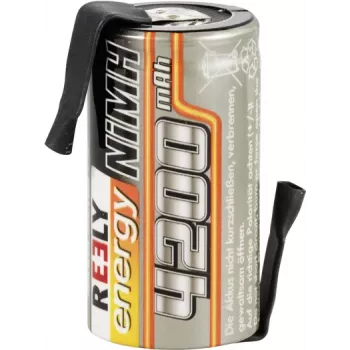 Reely celda individual NiMH Sub-C 1,2 V 4200 mAh con lengüetas de soldadura (RE-7853232)