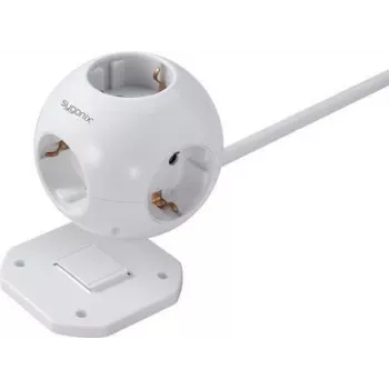 Sygonix SY-4535062 adaptador de enchufe Schuko blanco 1 toma