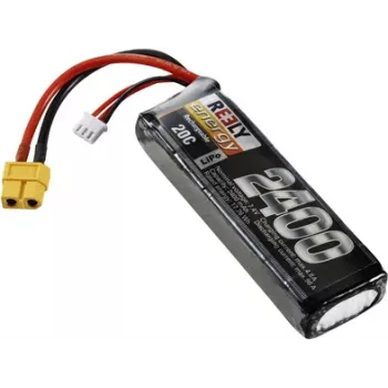 Reely Batería LiPo 7,4 V 2400 mAh 2S 20C Softcase XT60 (RE-7853244)