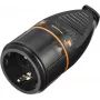 Sygonix SY-5597566 Conector hembra Schuko, plástico, 250 V AC, negro/naranja