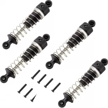 Reely Set de amortiguadores de repuesto (2 uds.) para coches RC 1:10, buggys, trucks - 90mm aluminio rellenos de aceite