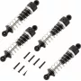 Reely Set de amortiguadores de repuesto (2 uds.) para coches RC 1:10, buggys, trucks - 90mm aluminio rellenos de aceite
