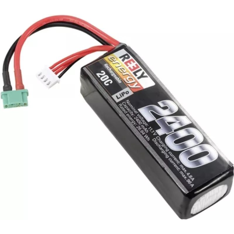 Reely Batería LiPo 11,1 V 2400 mAh 3S 20C Softcase MPX RE-7853475