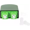 BLUELAN BlueOptics Adaptador de bucle de fibra óptica OM5 50/125µm multimodo SC/UPC dúplex verde lima férula de cerámica -40°C a +85°C (BOLBSCOM5)