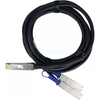BlueLAN Cable Direct Attach Breakout pasivo 200Gb/s QSFP56 a 2x 100Gb/s QSFP56, 3m, AWG26, compatible con NVIDIA MCP7H50-H02AR26-BL