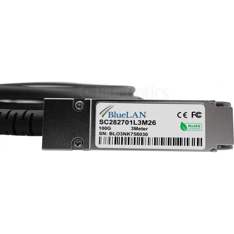 BlueOptics 02311MNX Cable DAC QSFP28 compatible con BlueLAN 1m 02311MNX-BL