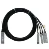 BlueLAN 40G-QSFP-4SFP-PC-0201-BL Cable Direct Attach Breakout pasivo 40GBASE-CR4 QSFP a 4x10GBASE-CR SFP+ compatible con Brocade, 2 m, 30 AWG
