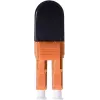 BLUELAN BlueOptics Adaptador loopback de fibra óptica OM2 LC/UPC dúplex férula de cerámica -40°C a +85°C (BOLBLCOM2)