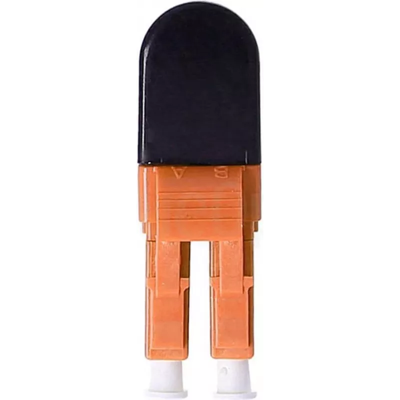 BLUELAN BlueOptics Adaptador loopback de fibra óptica OM2 LC/UPC dúplex férula de cerámica -40°C a +85°C (BOLBLCOM2)