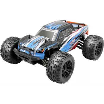 Reely RAW Blue Brushed 1:14 RC Monster Truck 4WD RTR 2,4 GHz con batería y cargador RE-7171113