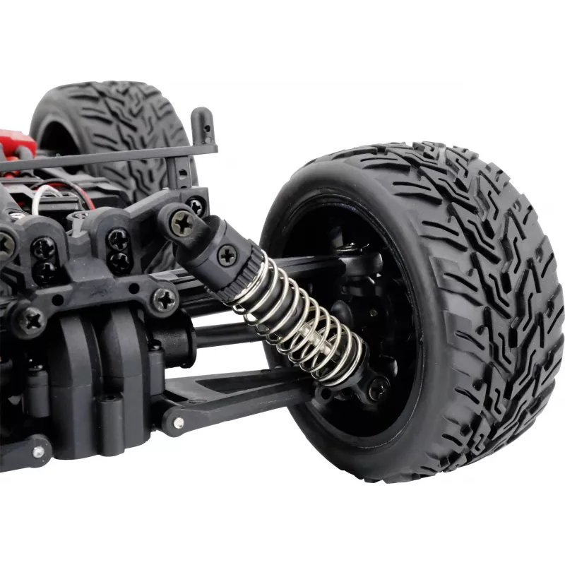 Reely RAW Blue Brushed 1:14 RC Monster Truck 4WD RTR 2,4 GHz con batería y cargador RE-7171113