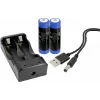 Reely RAW Blue Brushed 1:14 RC Monster Truck 4WD RTR 2,4 GHz con batería y cargador RE-7171113