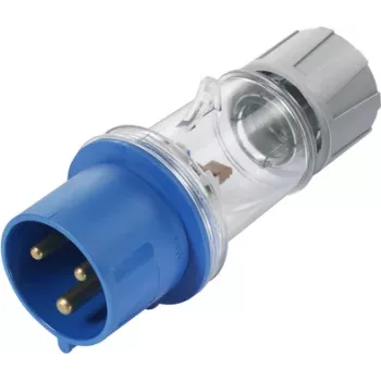 Sygonix SY-5871534 Enchufe CEE-CARA 32 A 3 polos 230 V/AC IP44 transparente