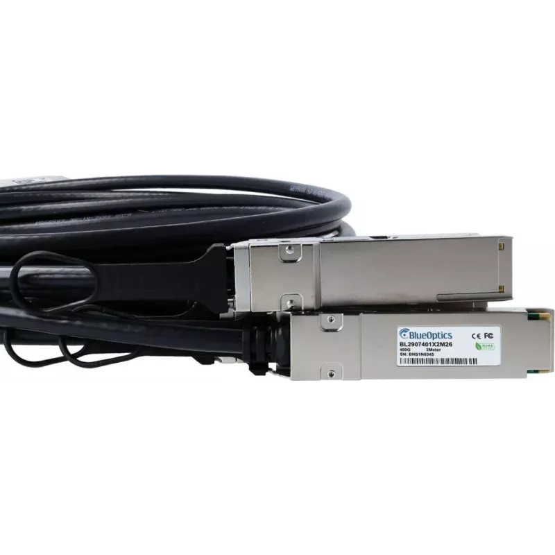 BlueLAN QDD-4X100G-2M-BL Cable DAC Breakout QSFP-DD 400G compatible con Juniper 2 m AWG26