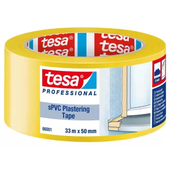 Cinta de enmascarar tesa 66001 amarilla 33 m x 50 mm 66001-00001-00