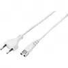 Cable de alimentación Sygonix SY-5044218 blanco 1,8 m Schuko a Schuko 16A