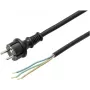 Cable de alimentación Sygonix SY-6029112 CEE 7/7 a IEC C13 4,5 m negro
