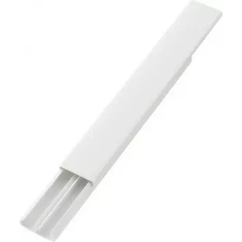Canaleta de cables Sygonix SY-5045582 2 m x 30 mm x 11,2 mm blanca