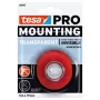 tesa Montaje PRO Transparente 66965-00001-00 Cinta de montaje de espuma acrílica de doble cara, 5 m x 19 mm, soporta hasta 10 kg/m, resistente a los rayos UV y la humedad, para interior y exterior