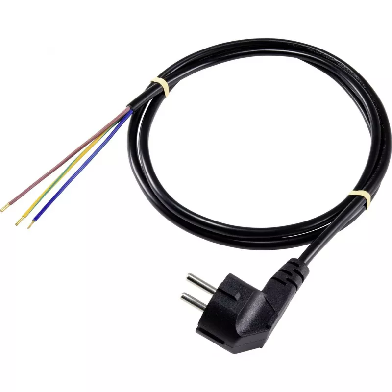 Sygonix SY-5043468 Cable de alimentación CEE 7/7 a IEC C13 3 m negro