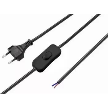 Sygonix SY-5044224 Cable de alimentación IEC C13 con interruptor de encendido/apagado, 1,5 m, negro