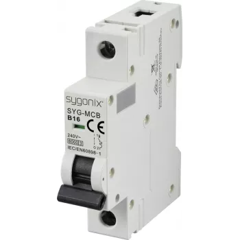Sygonix SY-6440880 SYG-MCB 1P/B16/6KA Interruptor automático 1 polo 16 A 230/400 V AC