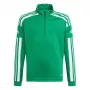 adidas Squadra 21 Camiseta de entrenamiento juvenil sudadera verde GP6471 116cm