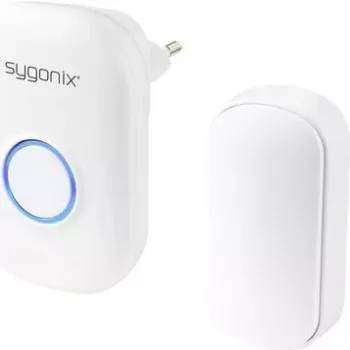 Sygonix SY-5225388 Timbre inalámbrico con luz intermitente, sin pilas