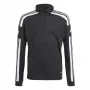 adidas Squadra 21 Camiseta de entrenamiento juvenil sudadera negro GK9561 128cm