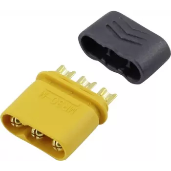 Reely MR30 Conector de servo macho 3 pines 30A 500V para modelos RC drones RE-6767715