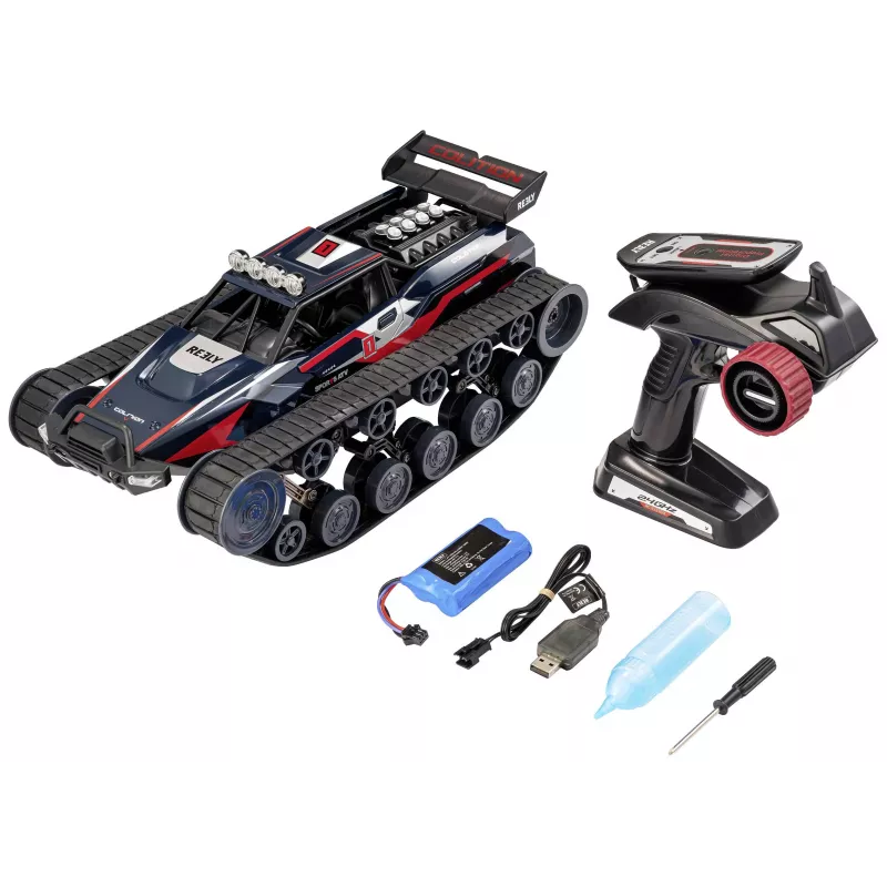 Reely Brushed 1:12 Vehículo especial eléctrico crawler RtR 2,4 GHz incl. batería y cable de carga (RE-7766607)