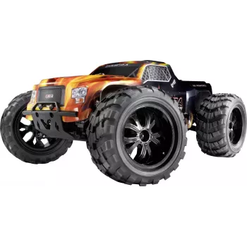 Reely Cimera Black Brushless 1:10 RC Monster Truck 4WD RTR 2,4 GHz con batería y cargador (RE-6914403)