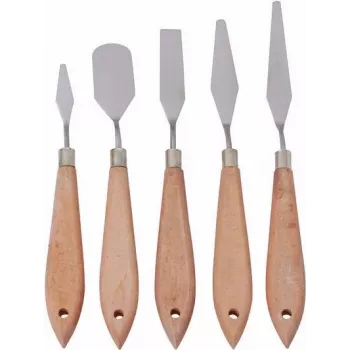 Reely RE-7042686 Juego de espátulas altamente flexibles de 5 piezas para modelismo