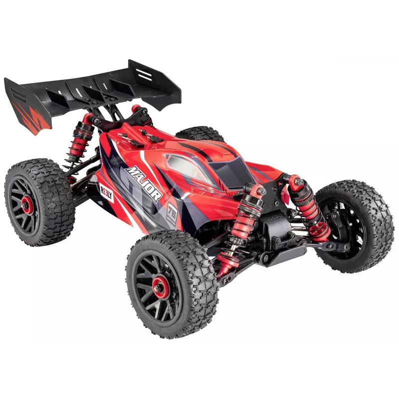 Reely Major Red Brushed 1:14 RC Buggy eléctrico 4WD RTR 2,4 GHz con batería y cargador (RE-7846527)