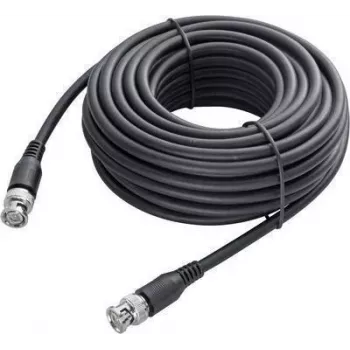 Sygonix SY-4714552 Cable alargador de vídeo BNC 10 m negro