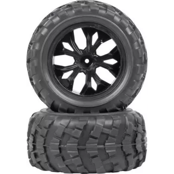 Reely RE-7083018 Ruedas completas para Rhino 2 (2 uds., 1:10, hexágono de 12mm)