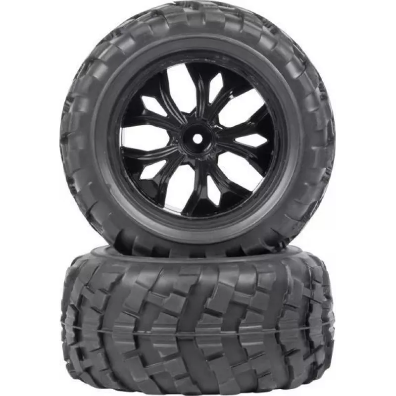 Reely RE-7083018 Ruedas completas para Rhino 2 (2 uds., 1:10, hexágono de 12mm)