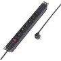 Sygonix SY-6736978 Regleta de enchufes para montaje en rack de 19