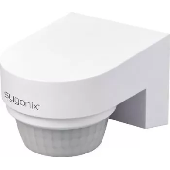 Sygonix SY-6733030 Detector de movimiento PIR de superficie para pared 240° relé blanco