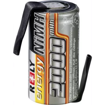 Reely Pila NiMH individual 1,2 V 2000 mAh con lengüeta de soldadura (RE-7851720)