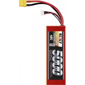 Reely batería LiPo 11,1V 5000mAh 3S 40C Hardcase XT90 (RE-7857399)